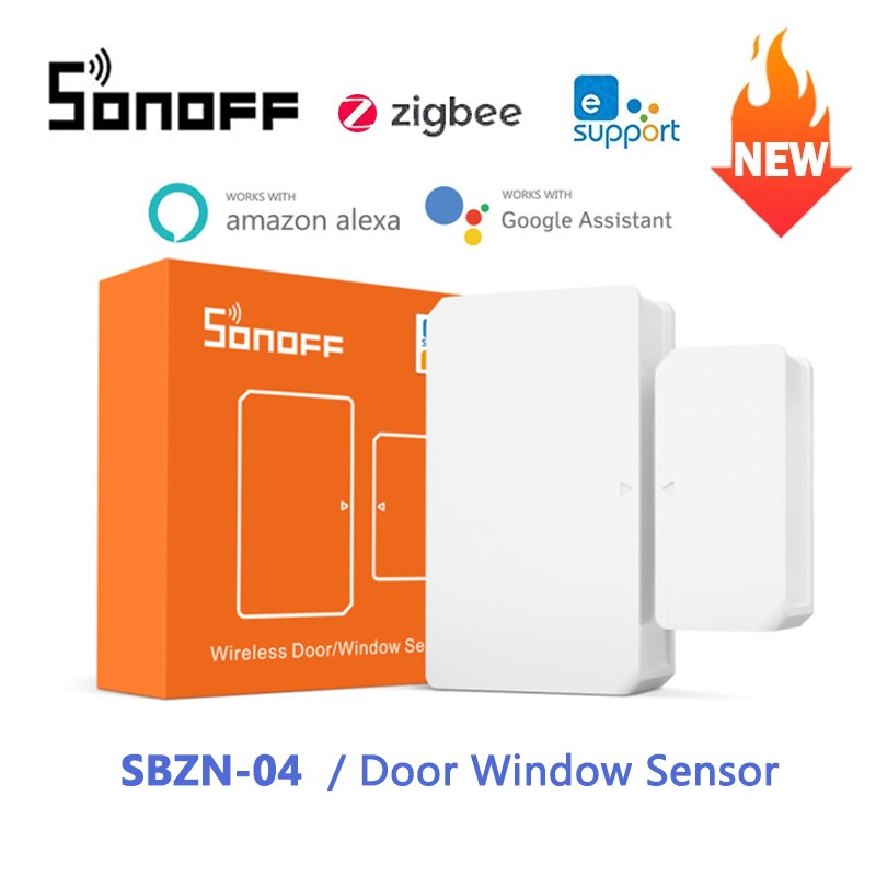 Sonoff zigbee 3.0 mini zbmini diy smart switch/trådløs kontakt/temperatur fugtighed/pir bevægelse/dør sensor til alexa google home: Snzb -04