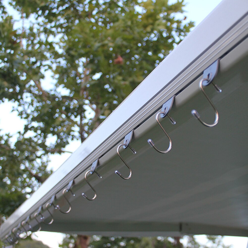 Ganchos de suspensión para toldo de caravana, ganchos para toldo de exterior, toldo de autoconducción para autocaravana, gancho de cobertizo modificado para remolque, 6 uds.
