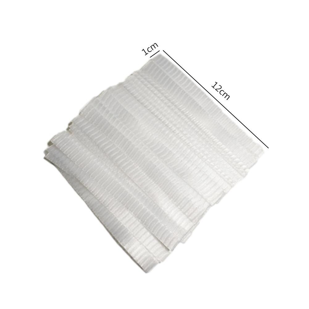 100PCS White Makeup Brushes Netting Protective Cover Set Rose Bud Shaped Storage Mesh Sheath Protectors Cosmetics Makeup Tool