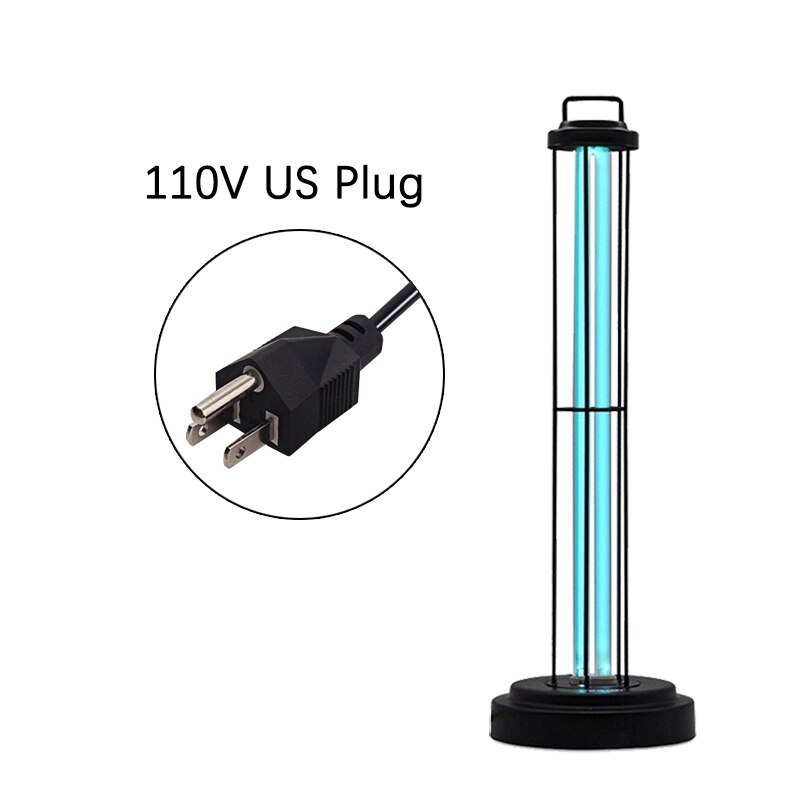 60W Quartz Lamp Sanitizing UVC Disinfection Ultraviolet Sterilizer Germicidal Sterilizing Lights 110V 220V UV for Classroom