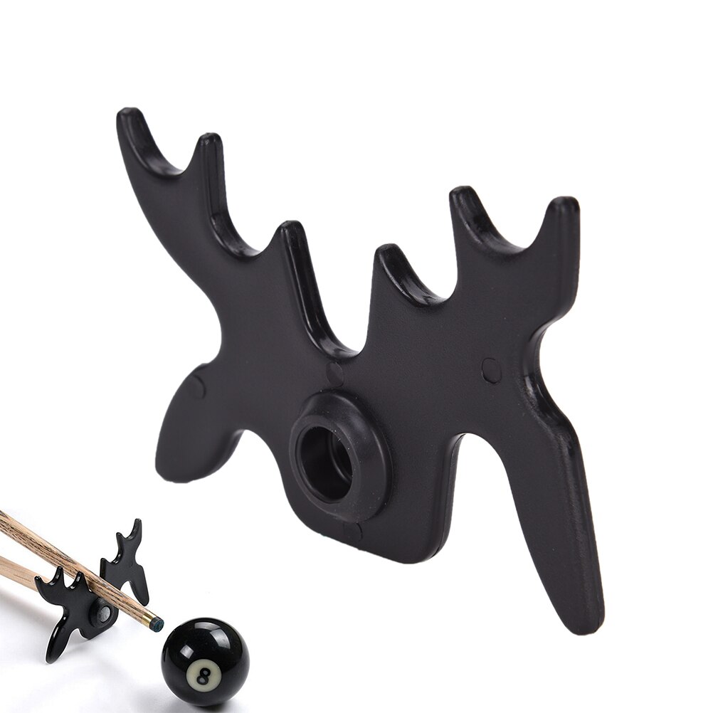 1PCS Head Billiards Cross Antlers Rod Holder Snooker Billiards Cue Rack Bridge Pool Cue Stick Frame Pole Rack Rod Accessory