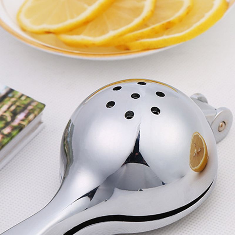 Large Lemon Squeezer Stainless Steel with Premium Heavy Duty Solid Metal Bowl Citrus Press Juicer Lime