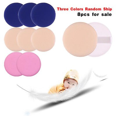 8 unids/lote cojín de aire BB Cream Puff esponja para polvo Puff Facial maquillaje en polvo cara cosmético de Color al azar herramientas de maquillaje