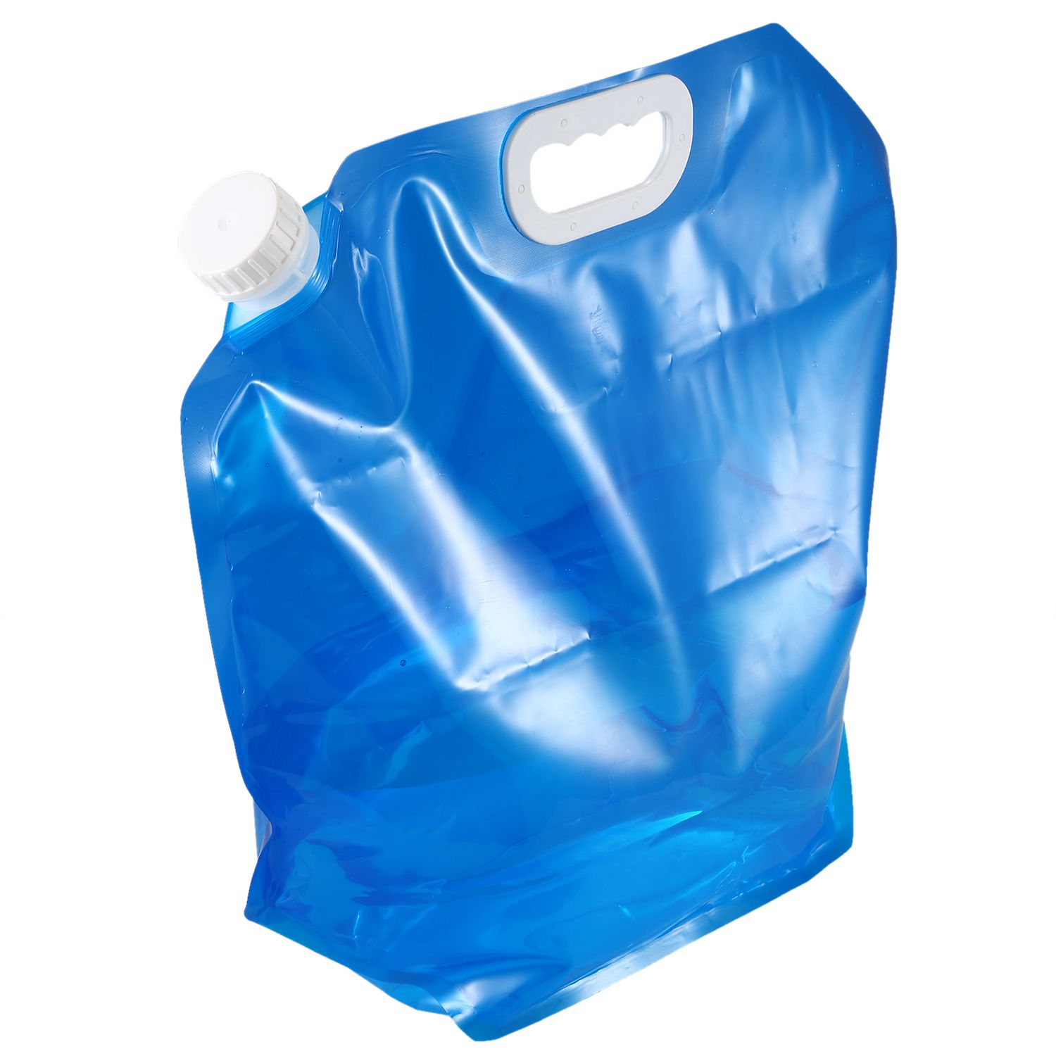 Sammenklappelig vanddåse 10 liter blå