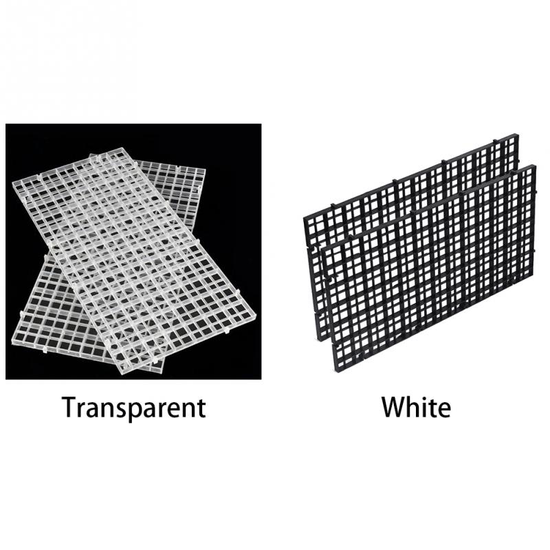 2PCS Isolation Net Grid Plate Divider Tray Segregation Board Aquarium Fish Tank Cleaning Tool Cleaner Supplies