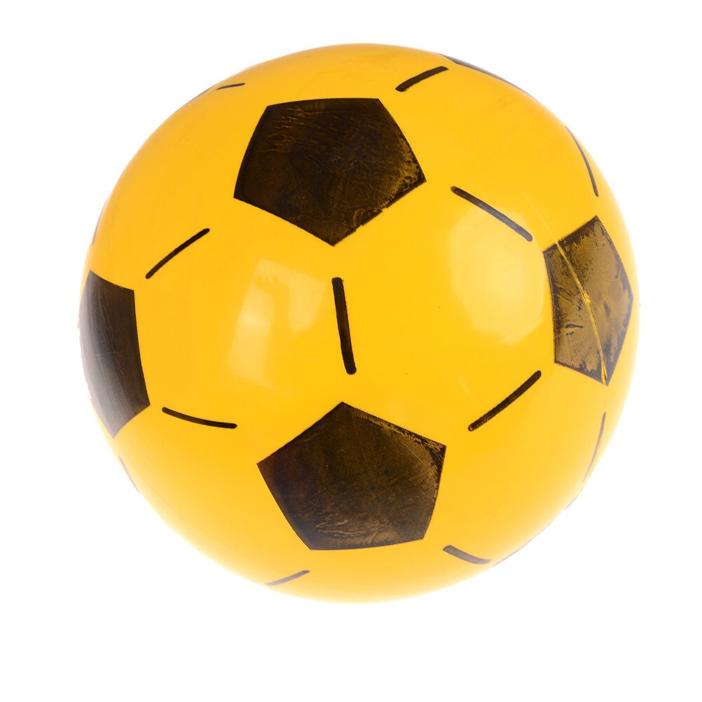 20cm Aufblasbare Elastische Gummi Strand Bälle freundlicher Spielzeug Bälle Aufblasbare FußBall Spielzeug freundlicher Spiele Ich bin Freien Strand Sport Ball Spielzeug: Gelb