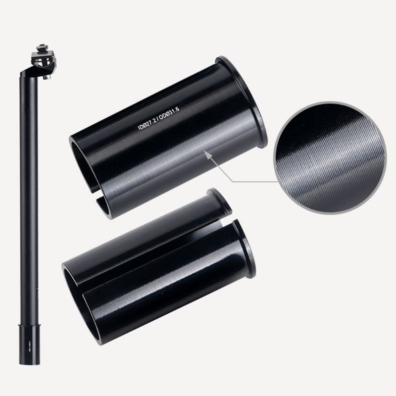 Aluminum Alloy Bicycle Seatpost Sleeve Convert Seat Post Tube Conversion Adapter 22.2/25.4/27.2/28.6/31.6mm