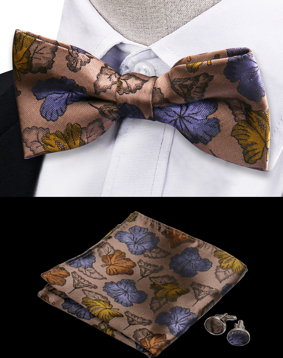 Conjunto de 3 piezas de pajarita, pañuelo, gemelos, conjunto para camisas de hombre, ajuste de negocios, boda, mariposa, Paisley, bolsillo, pajarita cuadrada para hombre: Menta