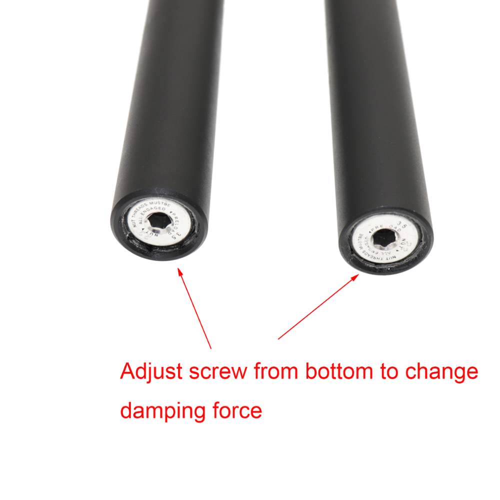Zoom suspension amortisseur tige de selle vtt vélo tube vélo de route tige de selle 25.4 27.2 28.6 30.9 350mm vélo tige de selle de vélo