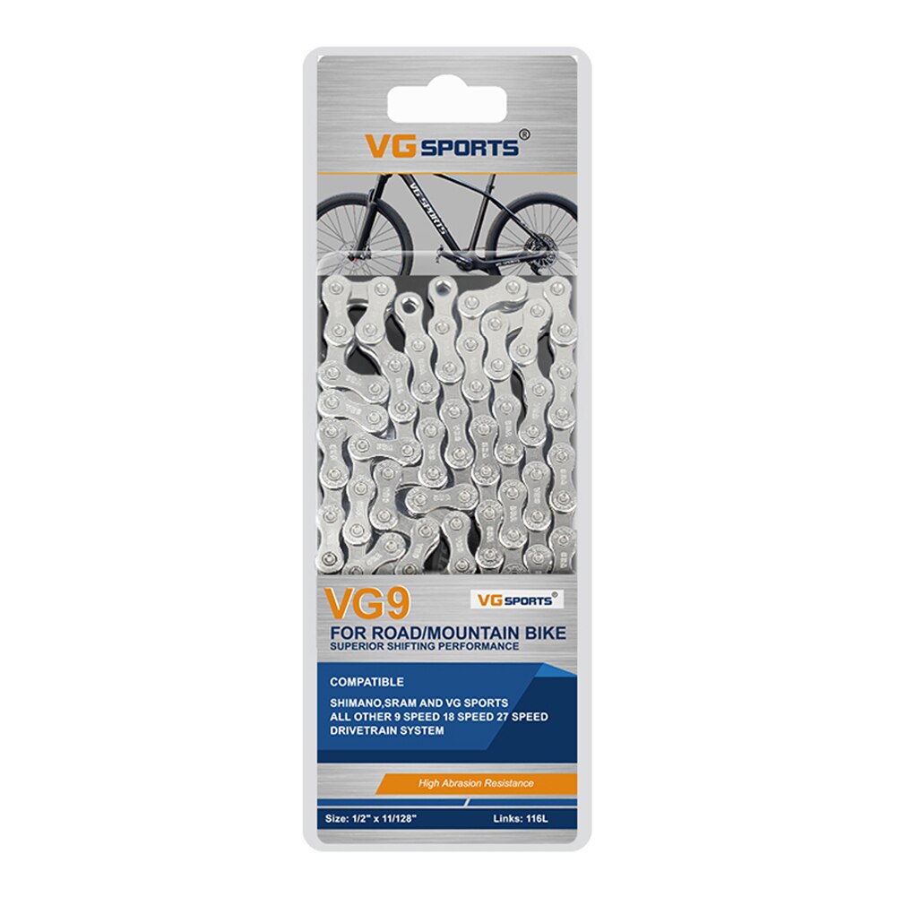 Chaîne de vélo de montagne 6 7 8 9 10 11 vitesses, pour Shimano HG73 CN-X10 HG901 HG54 HG95, accessoire de cyclisme sur route: 9S