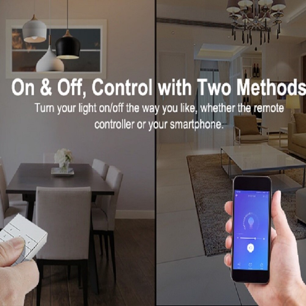 Sonoff D1 Smart Dimmer WiFi Switch 433Mhz RF/APP/Voice Remote Control Adjust Light Brightness Works with Google Home for Alexa