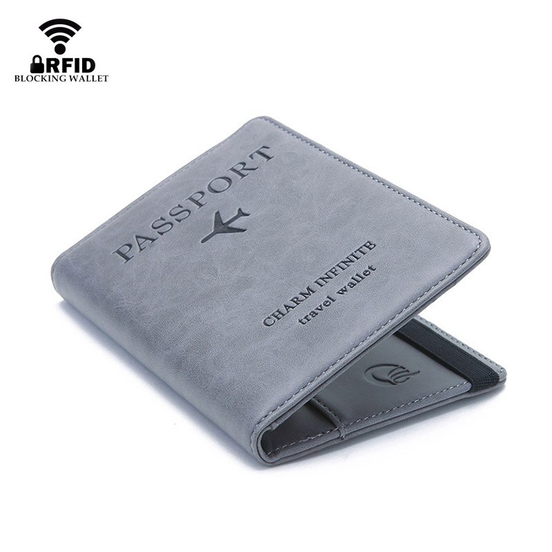 Rfid Vintage Zaken Passport Covers Holder Multifunctionele Id Bank Card Portefeuilles Vrouwen Mannen Credit Kaarthouder Case Reizen Portemonnee