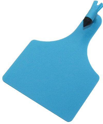 10 PCS Grote vee oormerk Paard Geen hoeveelheid identificatiekaart 76x115mm Grote dier Voeden management accessoires: Blauw