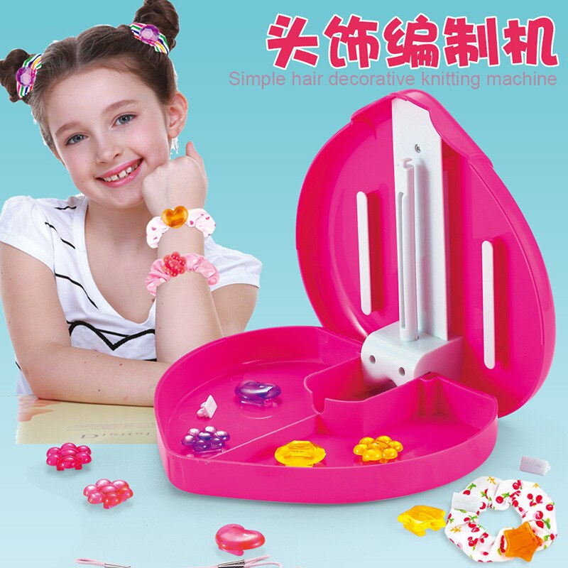 Girls Electric Automatic Hair Braid DIY Stylish Braiding Hairstyle Tool Twist Braider Machine Weave Roller Pretend Kids Toys