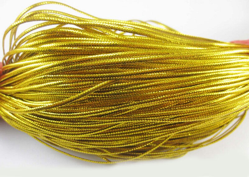 1000 yards Metallic Silver Gold Purl Wire Coil Bullion Cord Craft Jewelry 1.0mm DIY