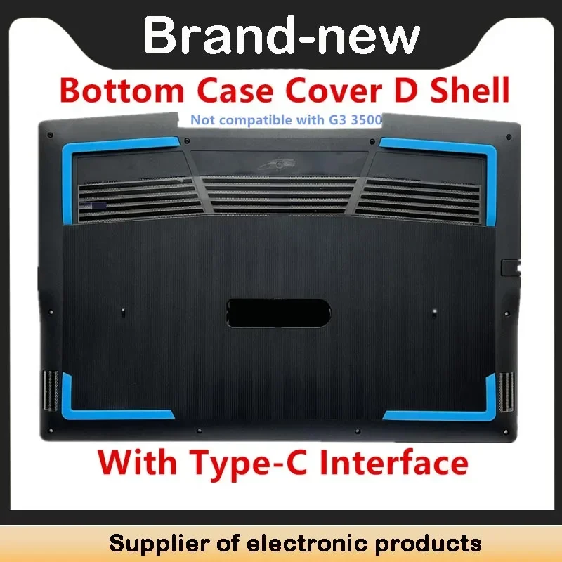 For Dell Inspiron G3 15 3590 3500 P89F LCD Back Cover / Front Bezel / Hinges / Screw 0747KP 03HKFN 0YGCNV: Silver