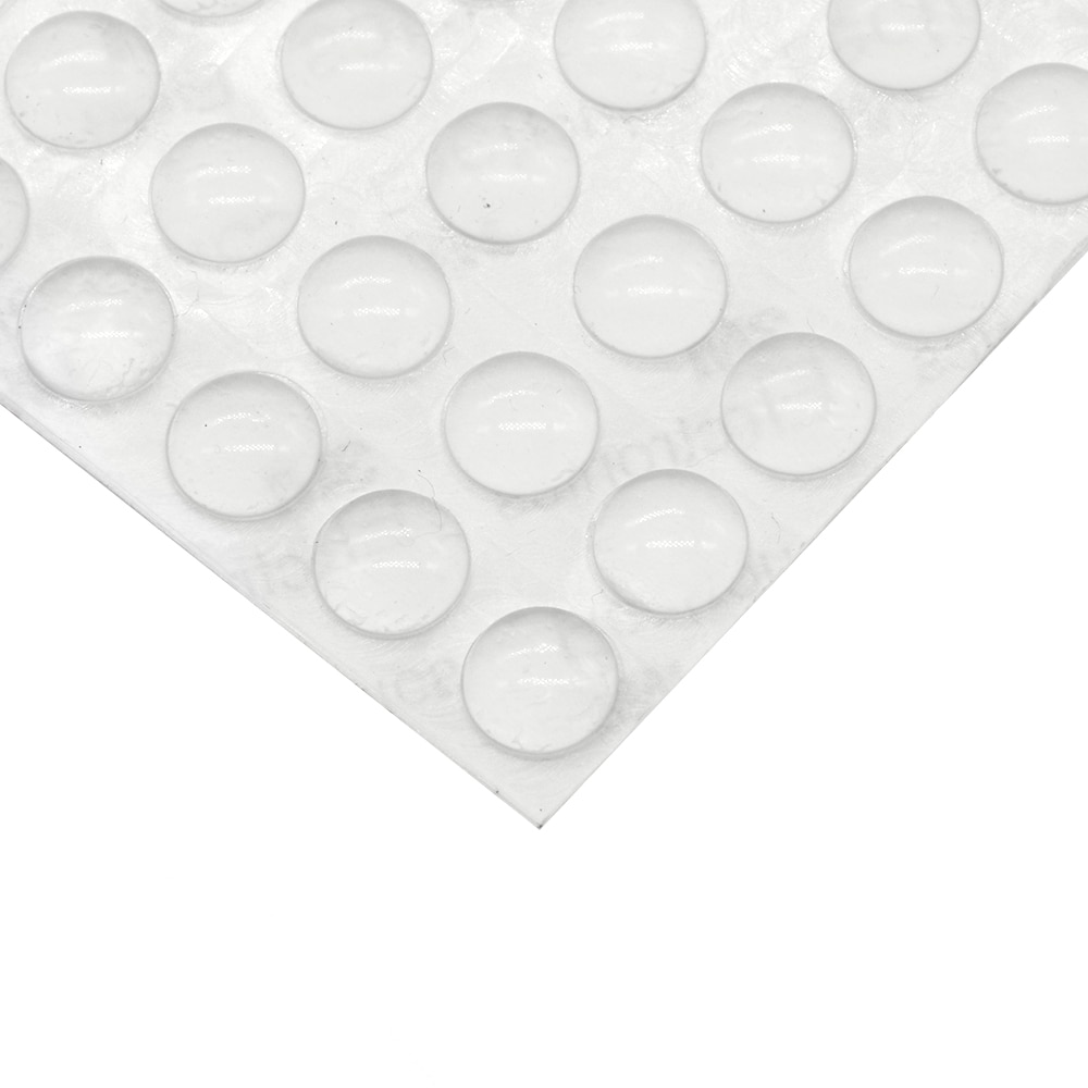 Butoir de porte en caoutchouc et silicone, 5MM d&#39;épaisseur, 11mm x 5mm, pour armoire, auto-adhésif, tampon, quincaillerie de meubles