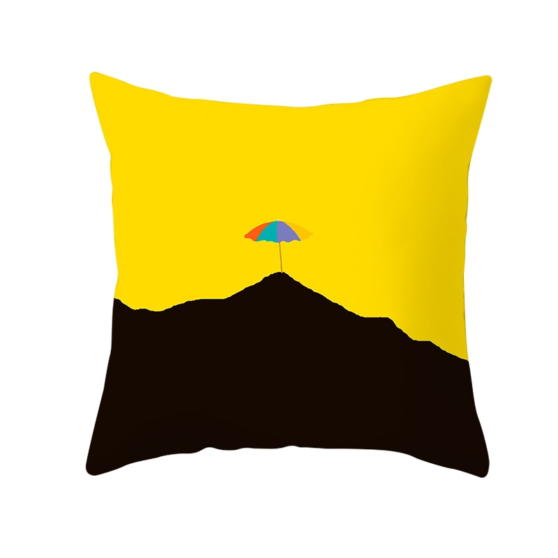 Ananas Blatt Gelb Dekorative Kissenbezug Ananas Gelb Wurf Kissen Fall Polyester Druck Kissen Abdeckung kussensloop: 7