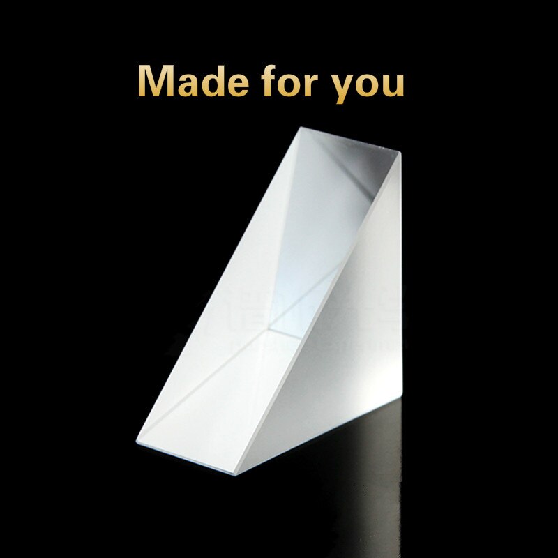 Spectral Optics Optical Glass Tri Prism K9 Spot Isosceles Right Angle Prism