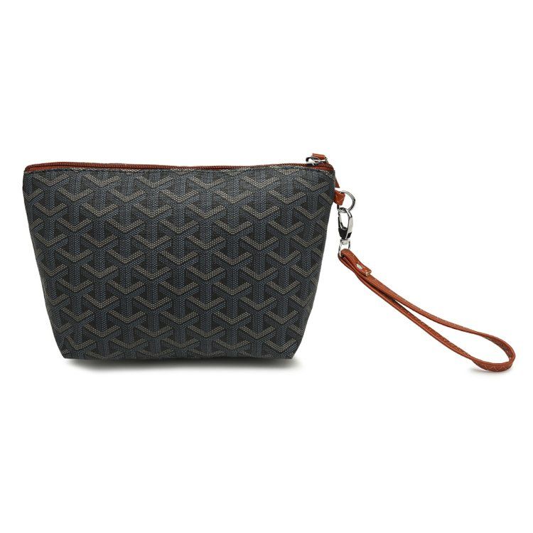Mode Hoge Capaciteit Vrouwen Make Up Bag Vrouw Travel Organizer Make-Up Tas Toilettas Kit Cosmetische Tas Gevallen: dark brown