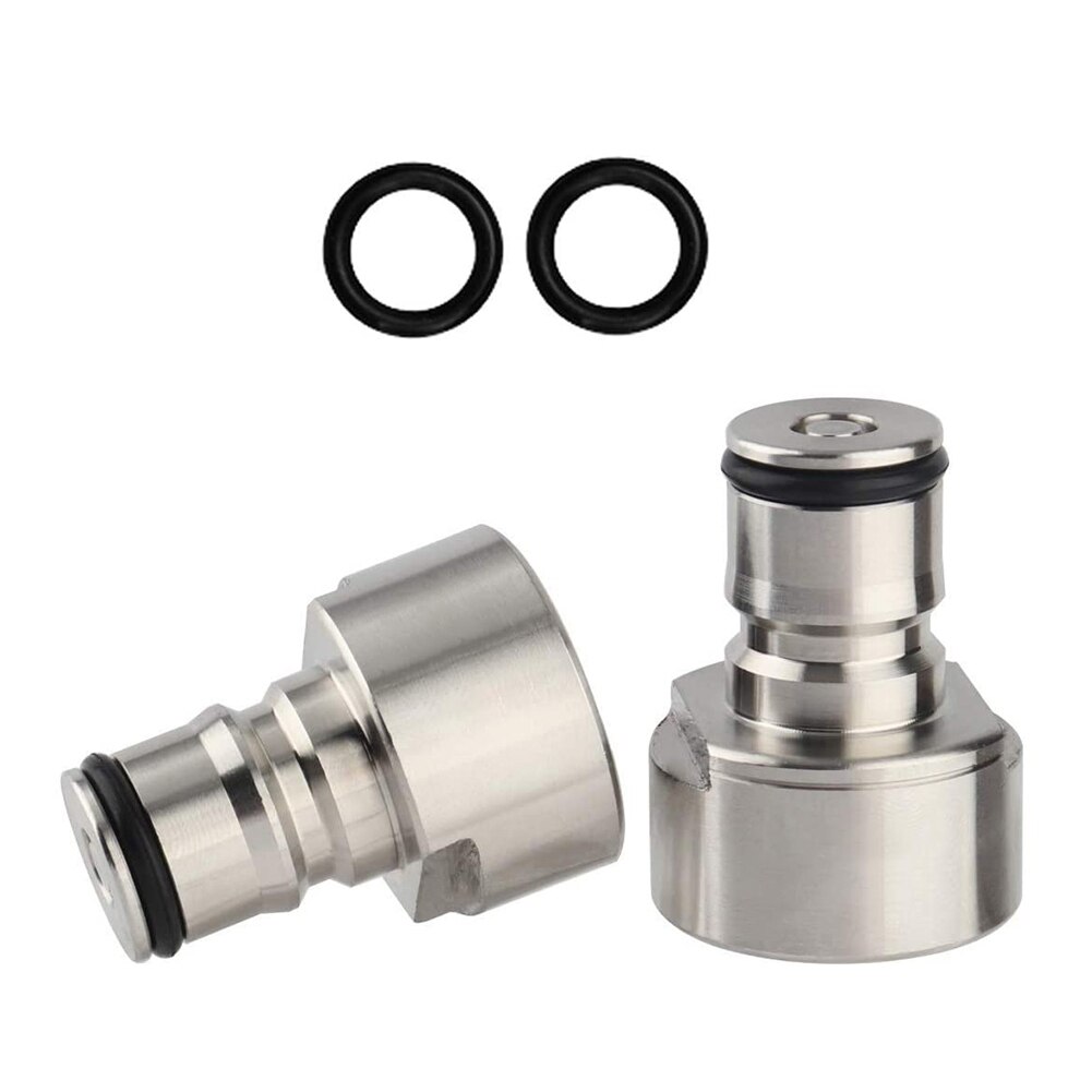 2 st rostfritt stål 5/8 npt gänga kullås fat koppling adapter konverteringssats bärbar lätt att installera fat koppling adapter
