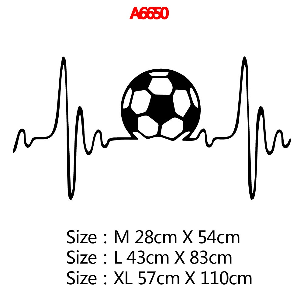 Football Vinyl Wall Sticker Art Decal For Living Room Decor Wallpaper Kids Room Decoration Art Decals: Medium / Gold