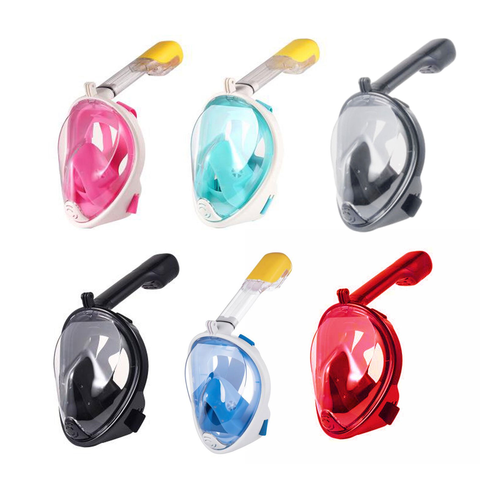 Full Face Snorkeling Mask Anti-fog Face Protector Set For Adults