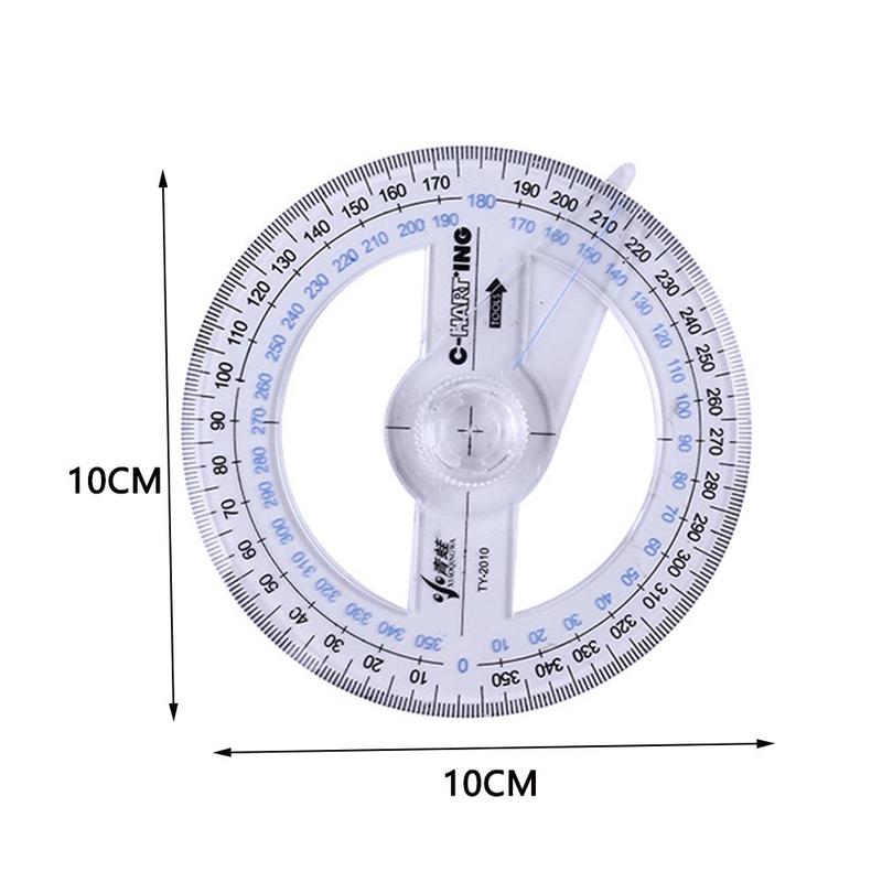 1Pc 360 Graden Meten Pointer Gradenboog Craftsman Tekentafel Tool Schilderen Leveringen Kantoorbenodigdheden Tool