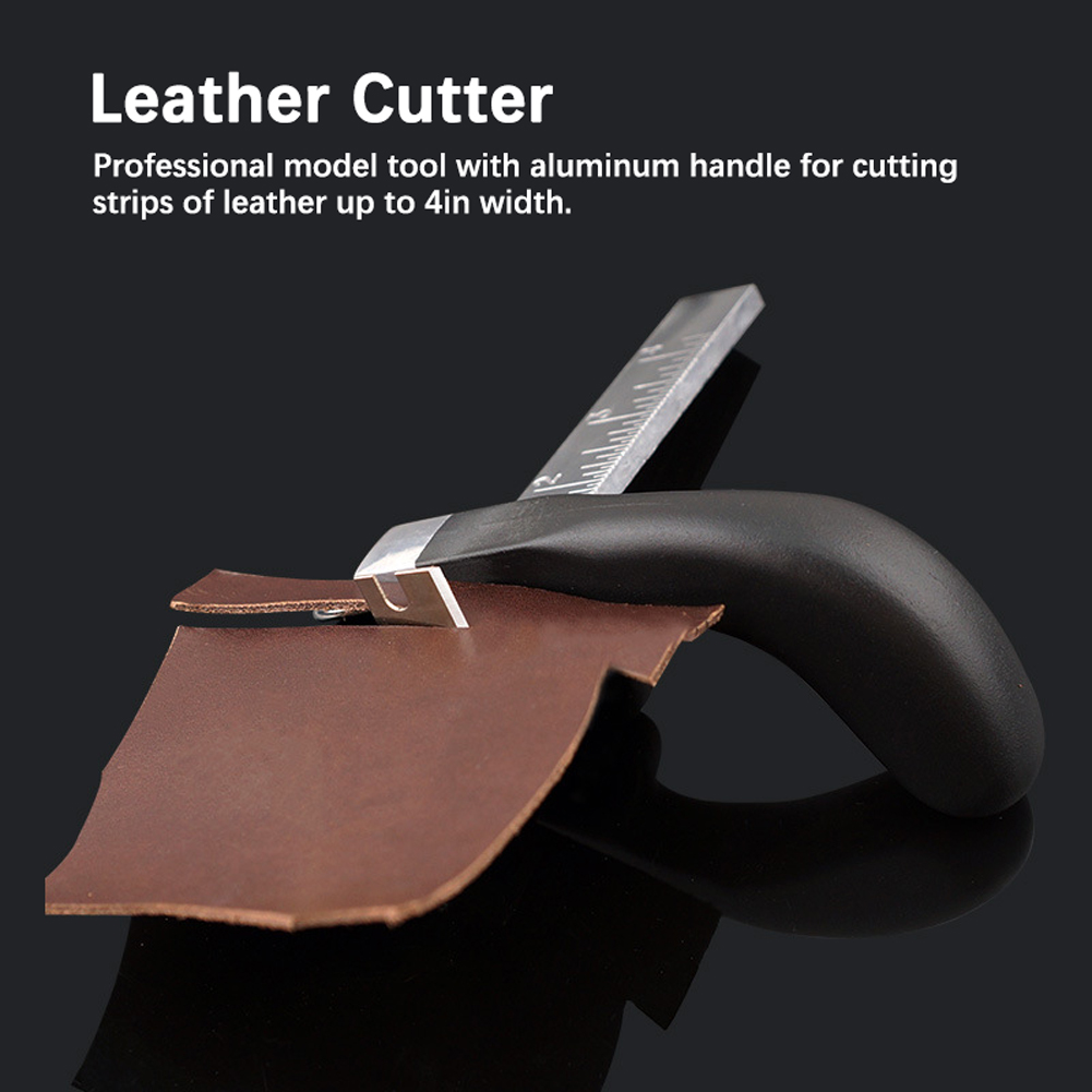Leather Cutter Adjustable Leather Cut Gauge DIY Leather Straps Belt Cutter Leather Hand Cutting Tool Leathercraft