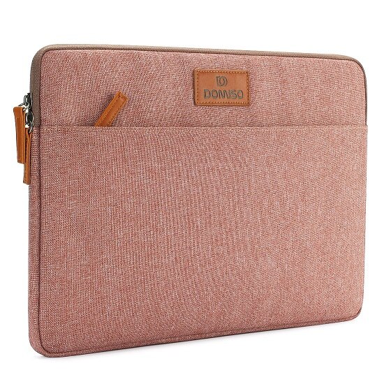 DOMISO 10 11 13 14 15.6 Cal pokrowiec na laptopa płótno etui torba na tablet chronić komputer pokrowiec skóry etui na Lenovo/HP/ acer/jabłko: Pink / 10-calowy