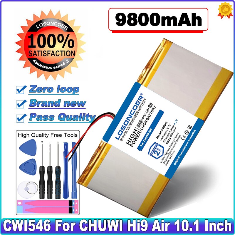 13000mAh Battery For Chuwi Hi9 Pro , Hi9 Air CWI546 ,Hi8 / Hi8 Pro,Xv8 for Ainol NOVO 7 ,Hi10 Pro ,Hi10 X ,Hi12 HI10 Plus 3 Wire: Hi9 Air 10.1 CWI546