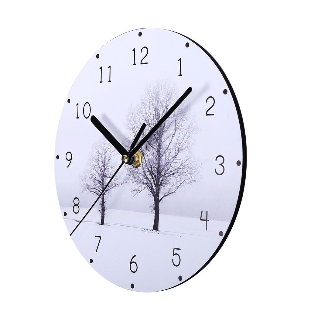 Wooden MDF Wall Clock Farmhouse Decor Wall Clocks Large Decorative Reloj De Pared Home Decor Digital Wall Clock