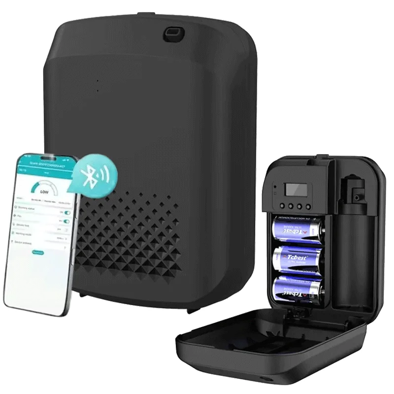 Bluetooth Aroma Diffuser 300m3 Batterij Elektrische Geurverspreider Muur Opknoping Essentiële Olie Diffuser Home Hotel Luchtverfrisser