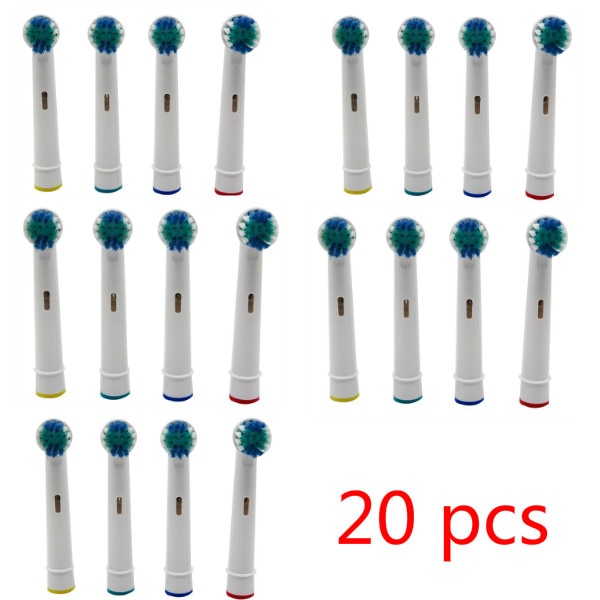20Pcs Opzetborstel Voor Oral B Elektrische Tandenborstel Opzetborstels