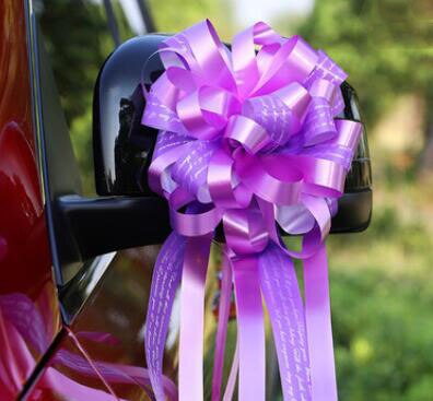 Eenvoudig groot strik handtreklint dubbellaags bedrukt alfabet activiteit feest familie bruiloft auto decoratie pakket lint: Nr . .12