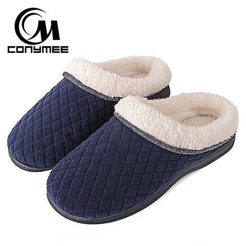 WM-MQ MAN SLIPPERS COTTON: QWM-MQ Navy Blue / 10.5