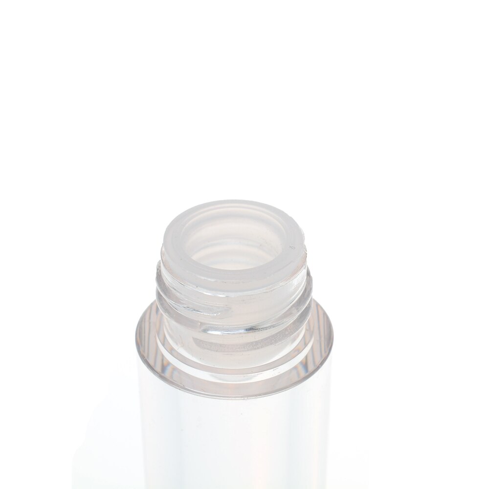 1 stk runde gennemsigtige tomme lipgloss tuber genopfyldelige lip glaze læbepomadeflasker med gummiindsatser gør-det-selv-sminkeværktøj 3.5ml