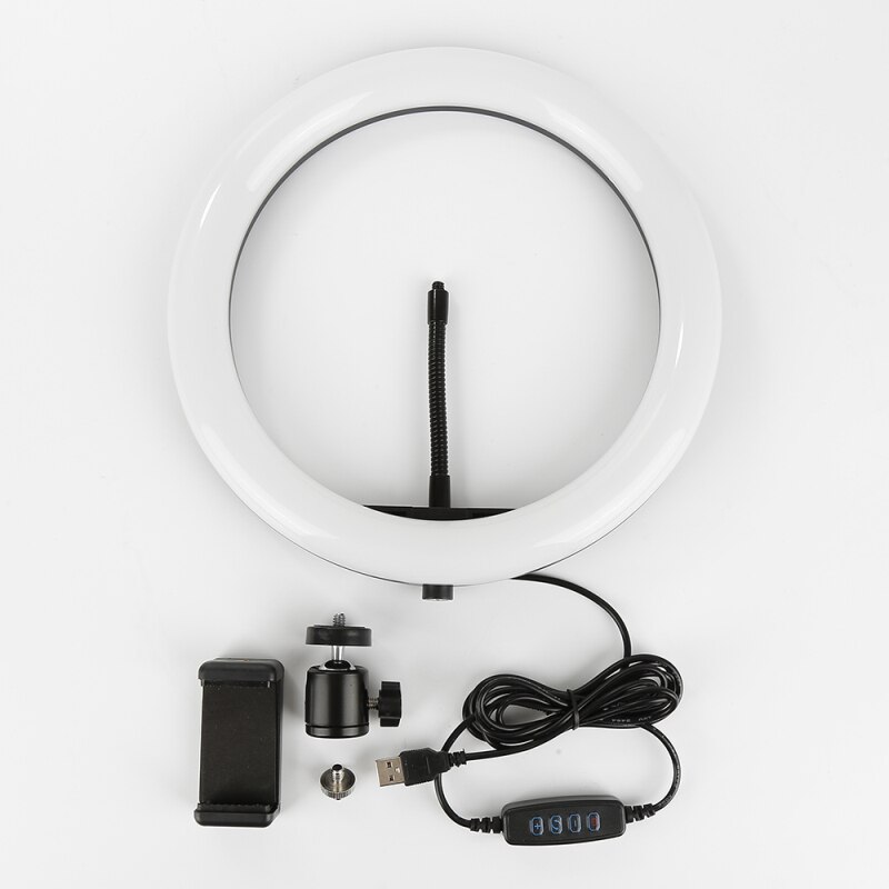 Caricatore USB da 8/10/12 pollici nuovo Selfie squillare luce veloce portato fotocamera telefono fotografia miglioramento della fotografia per Smartphone studio