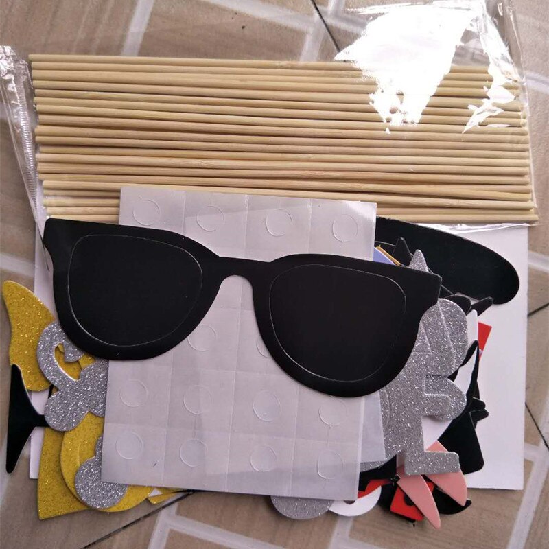 Team Bride PhotoBooth Props Bride To Be Mr Mrs Photo booth Props Just Married Bachelorette Party Decor Funny Glasses Mustache