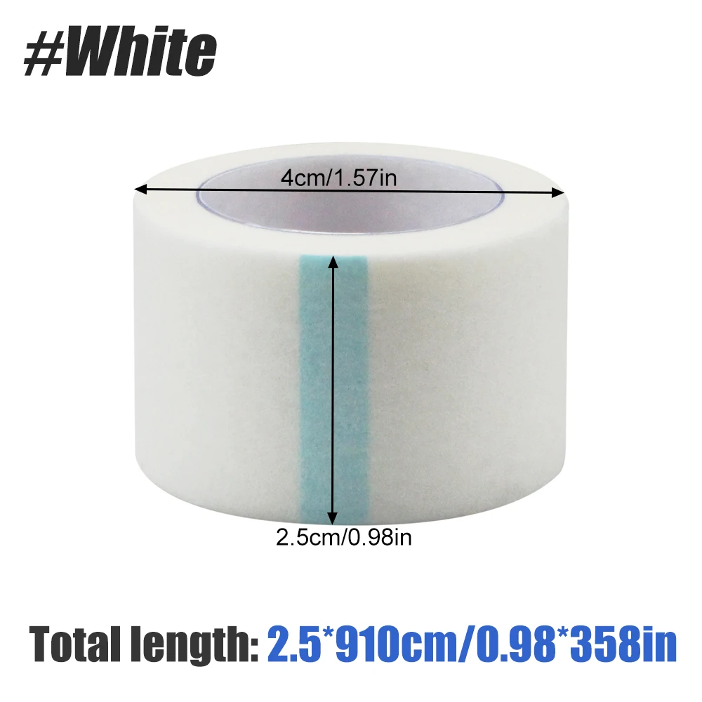 10Rolls Micropore Tape,Breathable Paper Tapes,Latex-Free Paper Surgical Tape,Individually Boxed Paper Bandage Tapes Rolls Sports: Blue