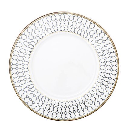 Lett luksus middagstallerken glass ladning serveringsfat dekorativ salat frukt servise til bryllupsavskjed restaurant: 10 tommers sirkelplate