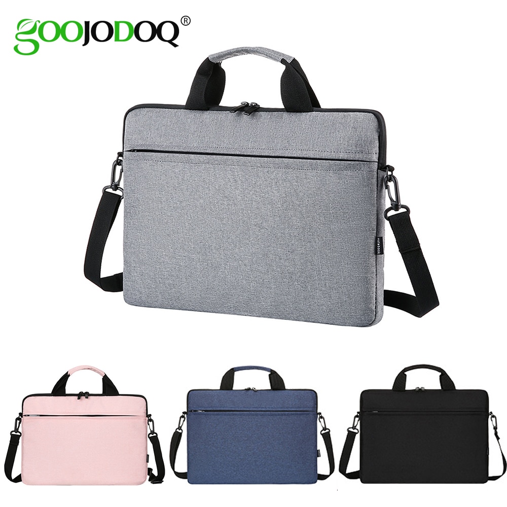Torba na laptopa 13.3 14 15.6 cal wodoodporna Notebook Case rękaw dla Macbook Air Pro 13 15 komputer ramię torebki teczki torby