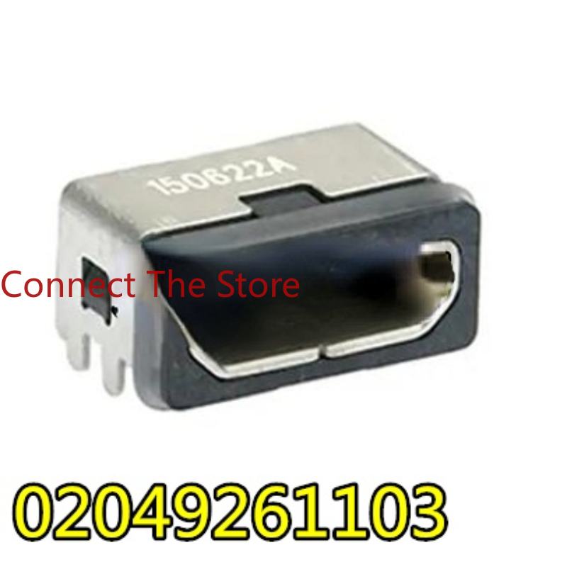 4 piezas 02049261103 2049261103 204926 -1103 Toma USB Micro B 2.0 de 5 bits