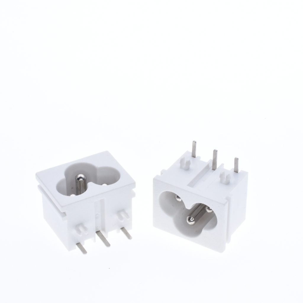 IEC320 C6 3Terminal AC Energie Stecker Einlass Buchse AC 250V 2,5 EIN Schwarz drei kerne von schweißBar draht buchse Energie versorgung