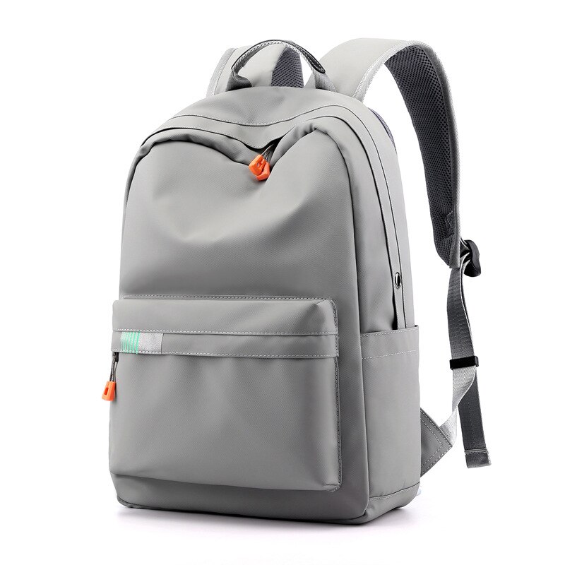 Männer Rucksack Schule Laptop 15,6 Zoll jugendlich Schüler Zurück Pack Schwarz Wasserdicht Oxford Hochschule hoch Schule Tasche Große Kapazität Bagpack: Grau