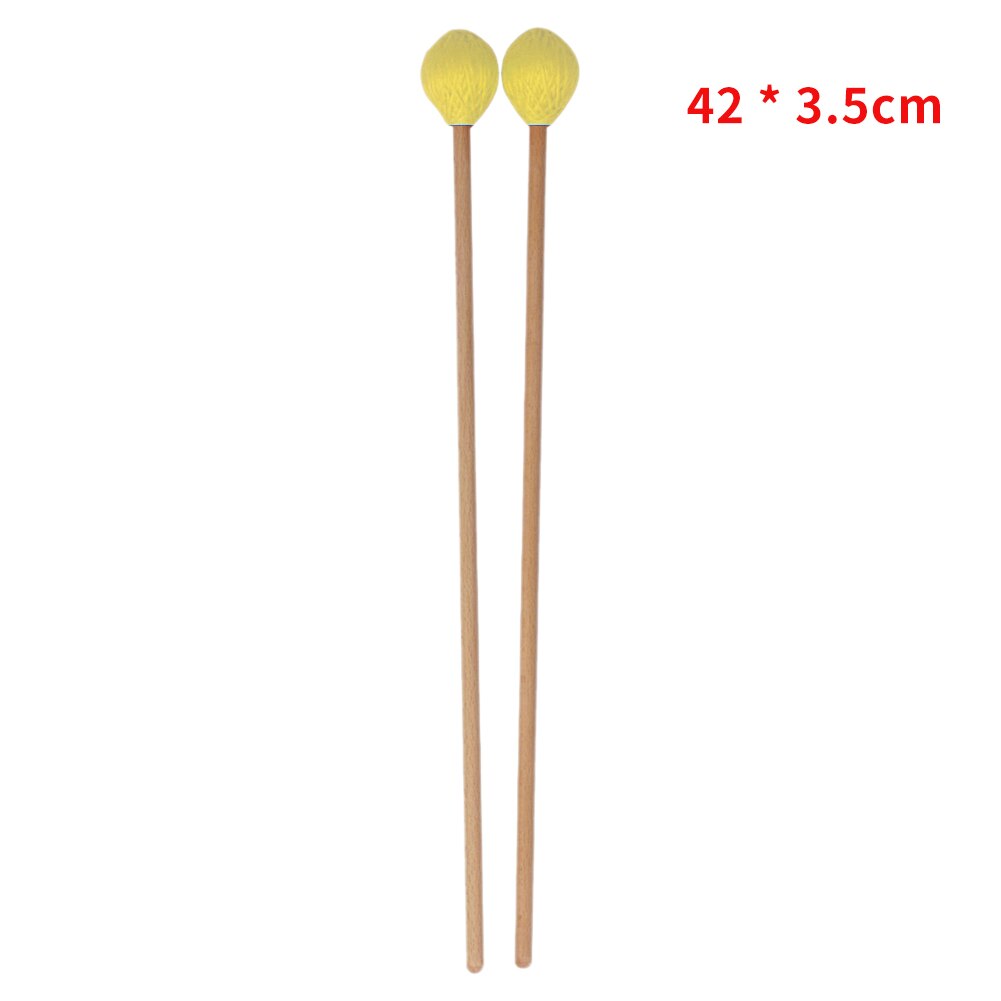Wood Handle Easy Grip Instrument Accessories Performance Xylophone Piano Amateur Marimba Sticks Mallet Portable