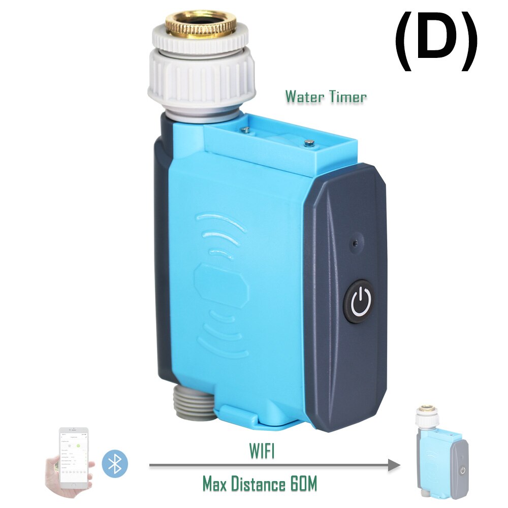 Rain Sensor WIFI Bluetooth Watering Timer Garden Automatic Irrigation Sprinkler Mobile Phone Smart Remote Control Smartlife Tuya: D