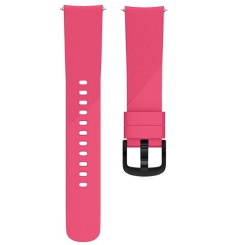 Correa de silicona para reloj Samsung galaxy watch active 2 gear S2, accesorio deportivo de 20mm, 42mm: rosy / size S