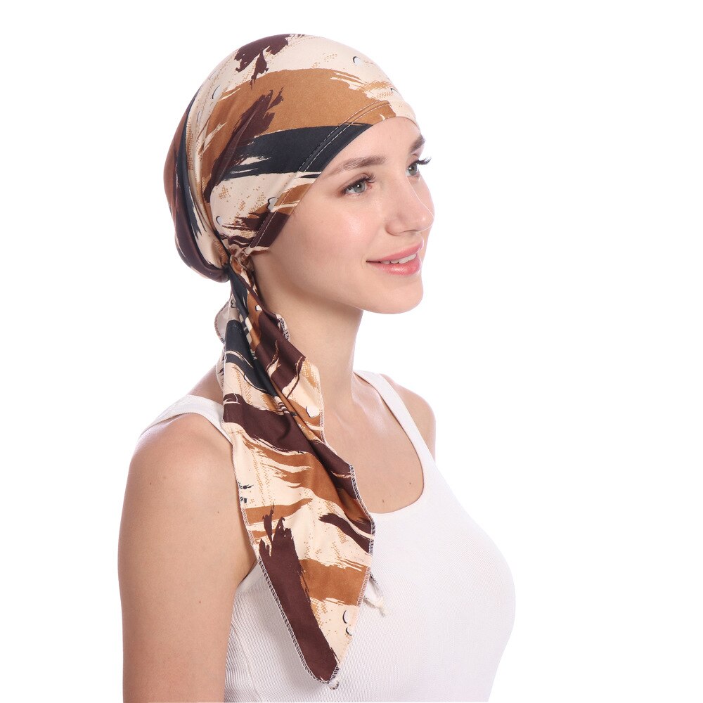 bohême imprimer musulman turban écharpe pour les femmes islamique intérieur hijab casquettes arabe enveloppement tête foulards femme musulman turbante mujer: 13