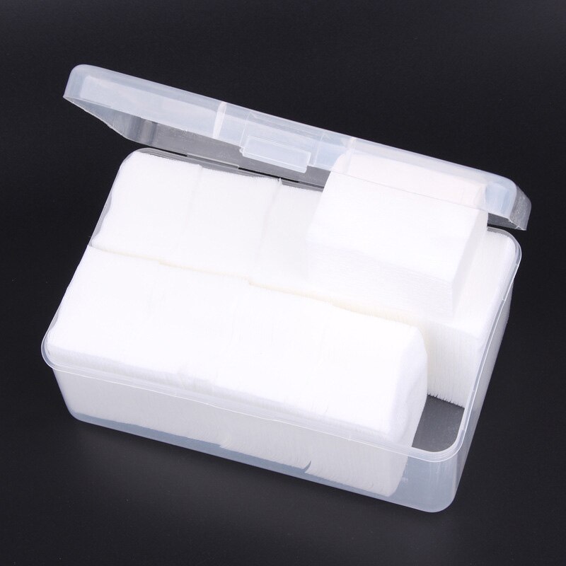 1000 Stks/doos Cosmetische Wattenschijfje Wegwerp Up Katoen Dual Side Ultradunne Facial Cleaning Doekjes Zachte Make-Up Remover Tool